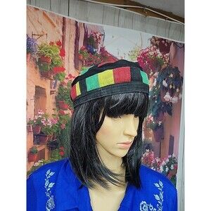Beret Tam Hat Rasta Hippie Dreads Beanie Reggae Cap Slouchy One Size